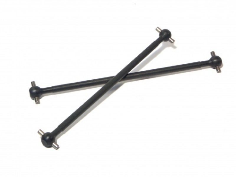 HPI86058 Black Dogbone, 9X123mm, (2pcs), Savage X