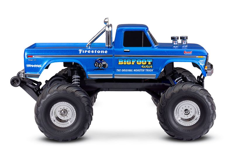 36334-4 BIGFOOT NO. 1 BL-2s: 1/10 scale 2WD brushless monster truck, fully-assembled, waterproof electronics: Ready-To-Race, with TQ 2.4 GHz 2-channel radio system, BL-2s brushless power system, and c