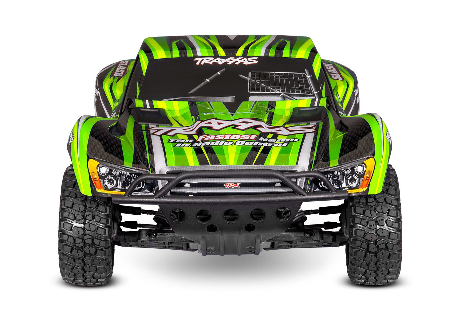 58234-8 - GRN Slash XL-5 HD Ready-To-Race with factory-installed Extreme HD components, waterproof, with TQ 2.4 GHz radio system, XL-5 electronic speed control, 8.4 volt NiMH 3000 mAh Power Cell batte