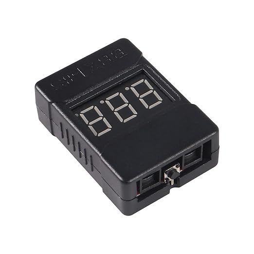 Lipo Battery Checker/Alarm 1s to 8s in Case