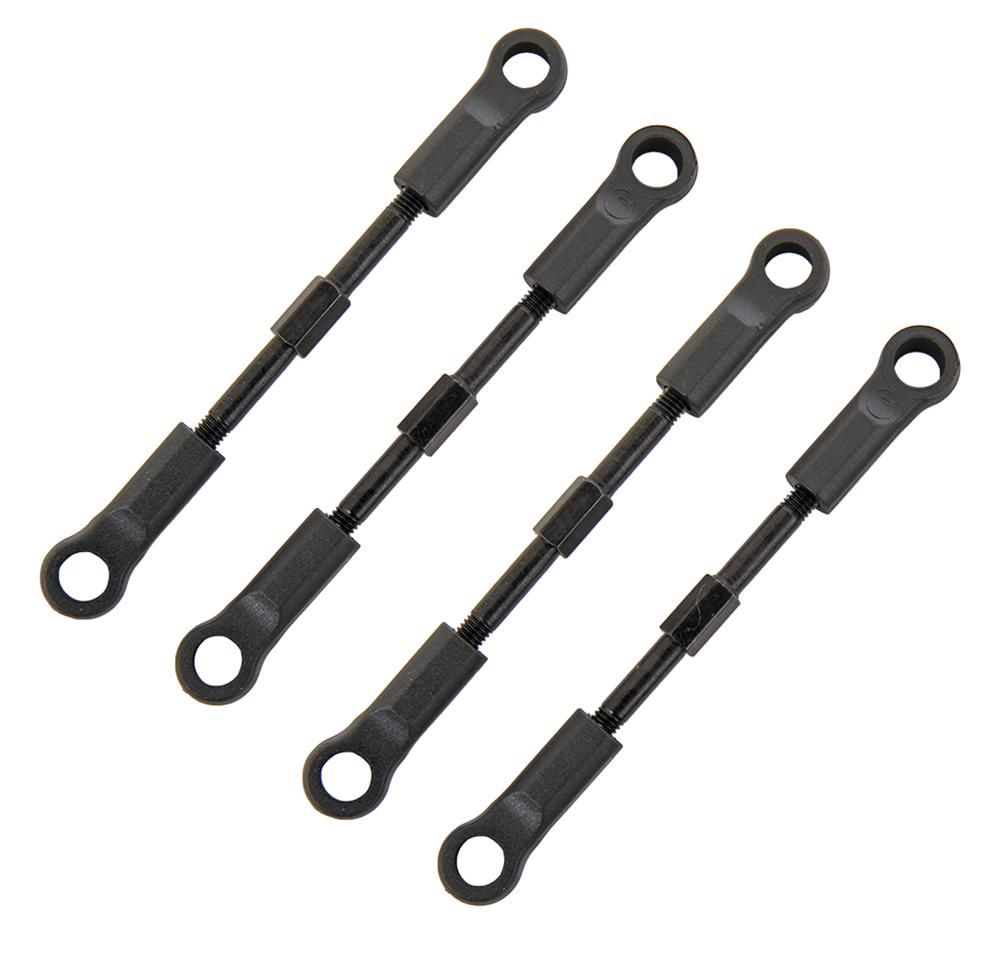 BS213-016  3x47mm Turnbuckles with Rod Ends (4pc) for Blackout models