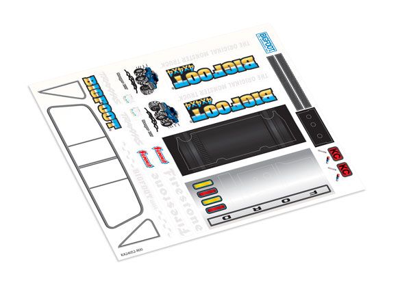 9844 DECALS TRX-4MT BIGFOOT NO. 1