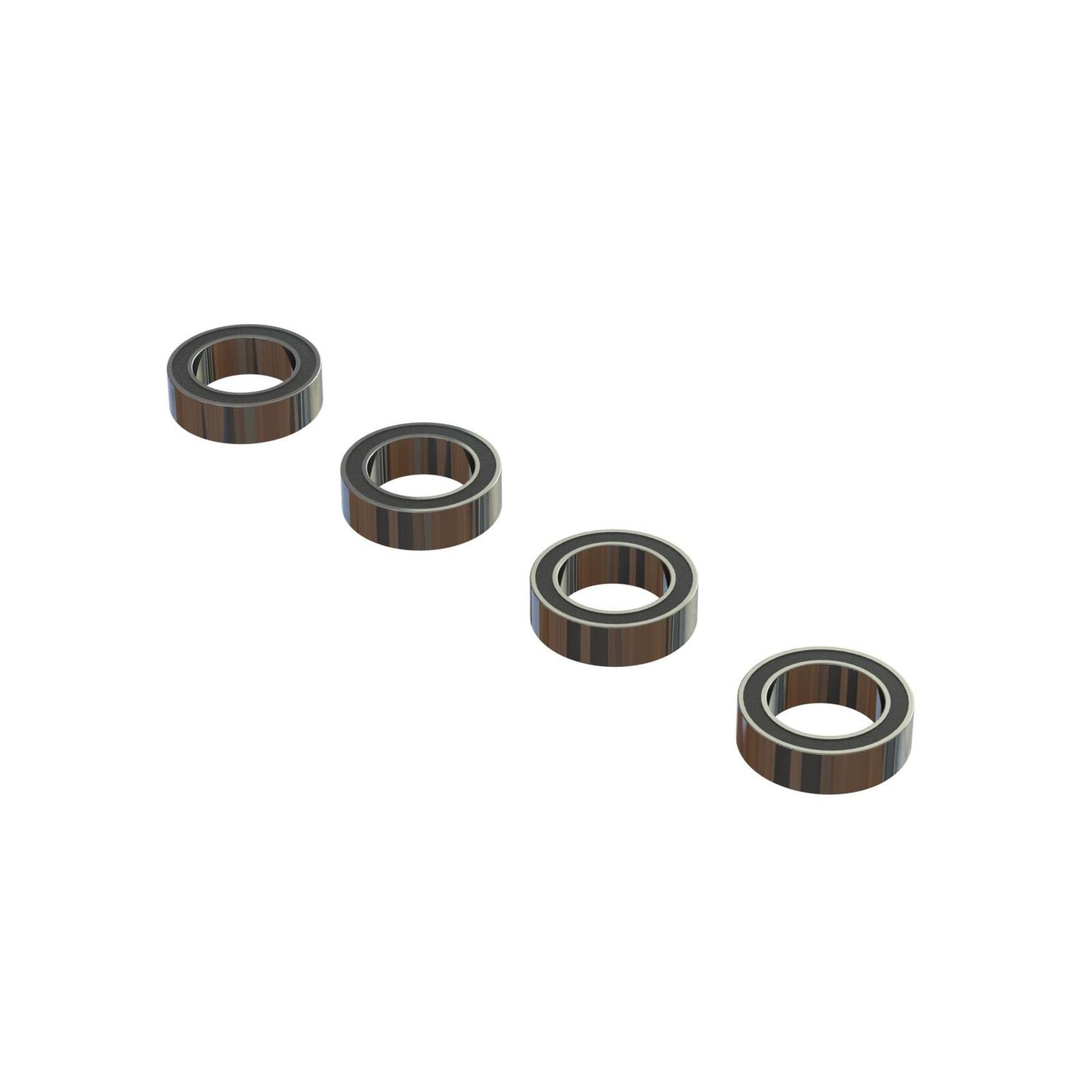 ARA610052 Ball Bearing 8x12x3.5mm (2RS) (4) Nascar, Mojave, Granite, Typhon (GROM)