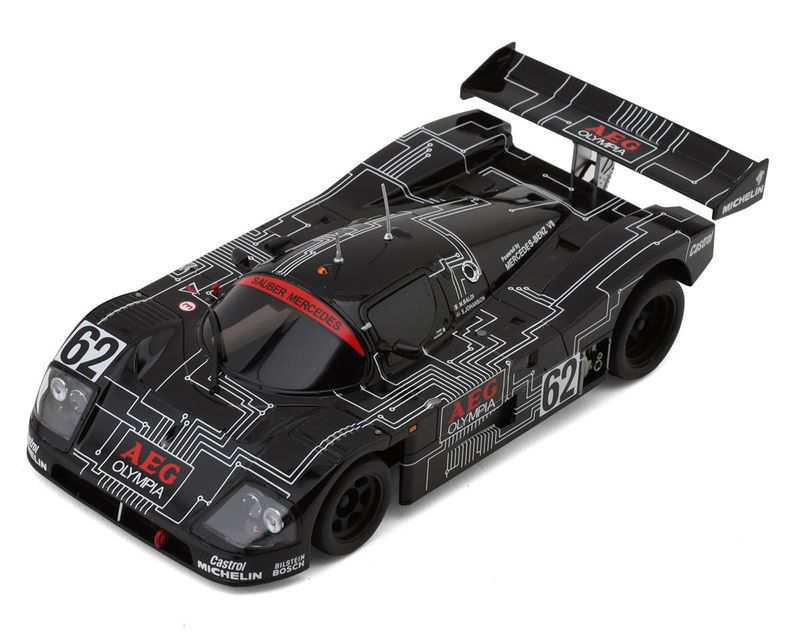 KYOMZP345AG Kyosho Mini-Z MR-03W-LM Sauber Mercedes Groupe C Rennsportwagen C9 Pre-Painted Body (Black)