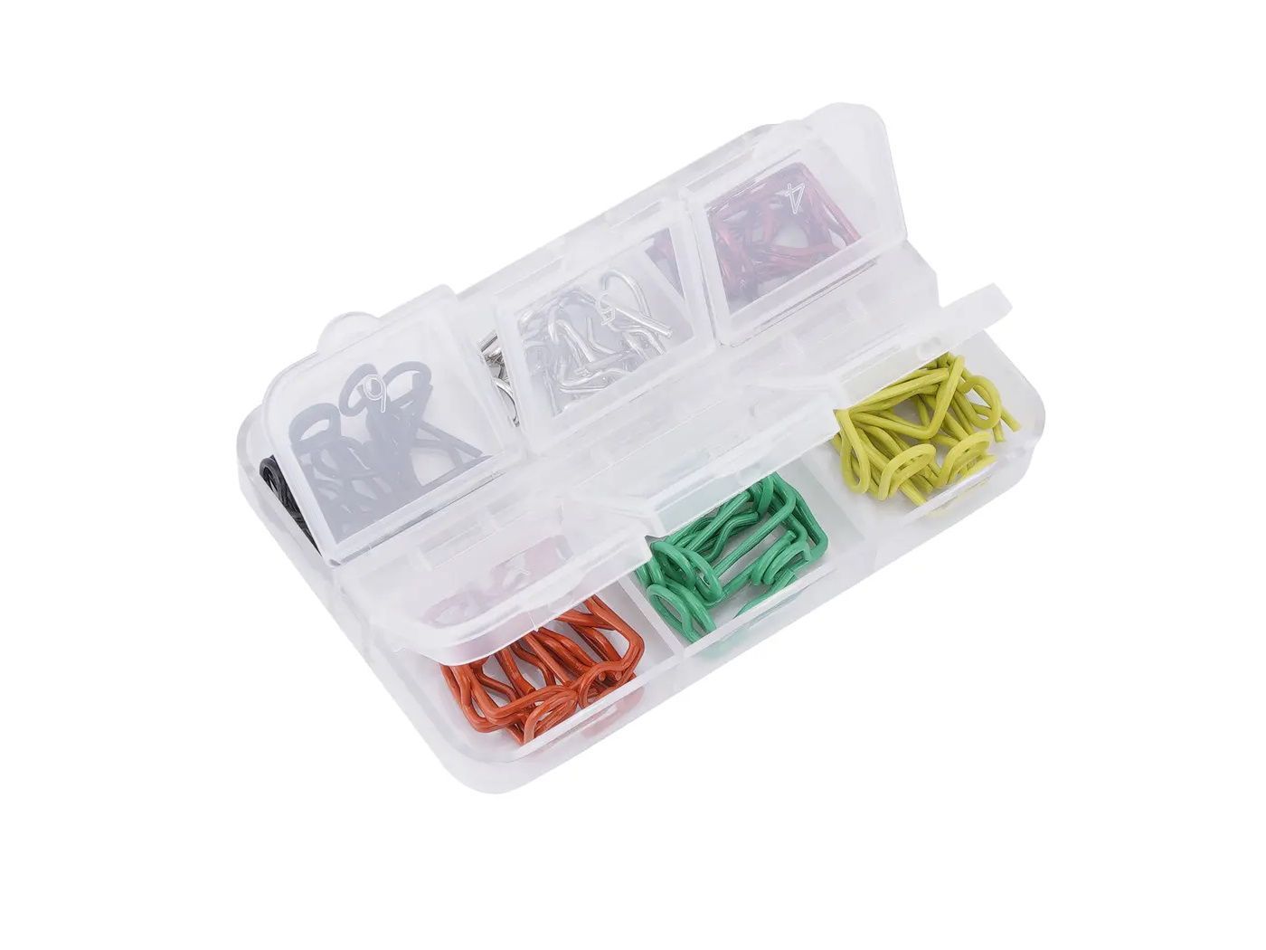 PHB5535 60pcs 90-Degree Angle Body Clips Bent Springy Pins