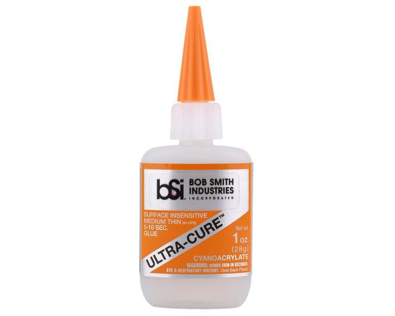 BSI129 Bob Smith Industries ULTRA-CURE Medium CA Tire Glue (1oz)
