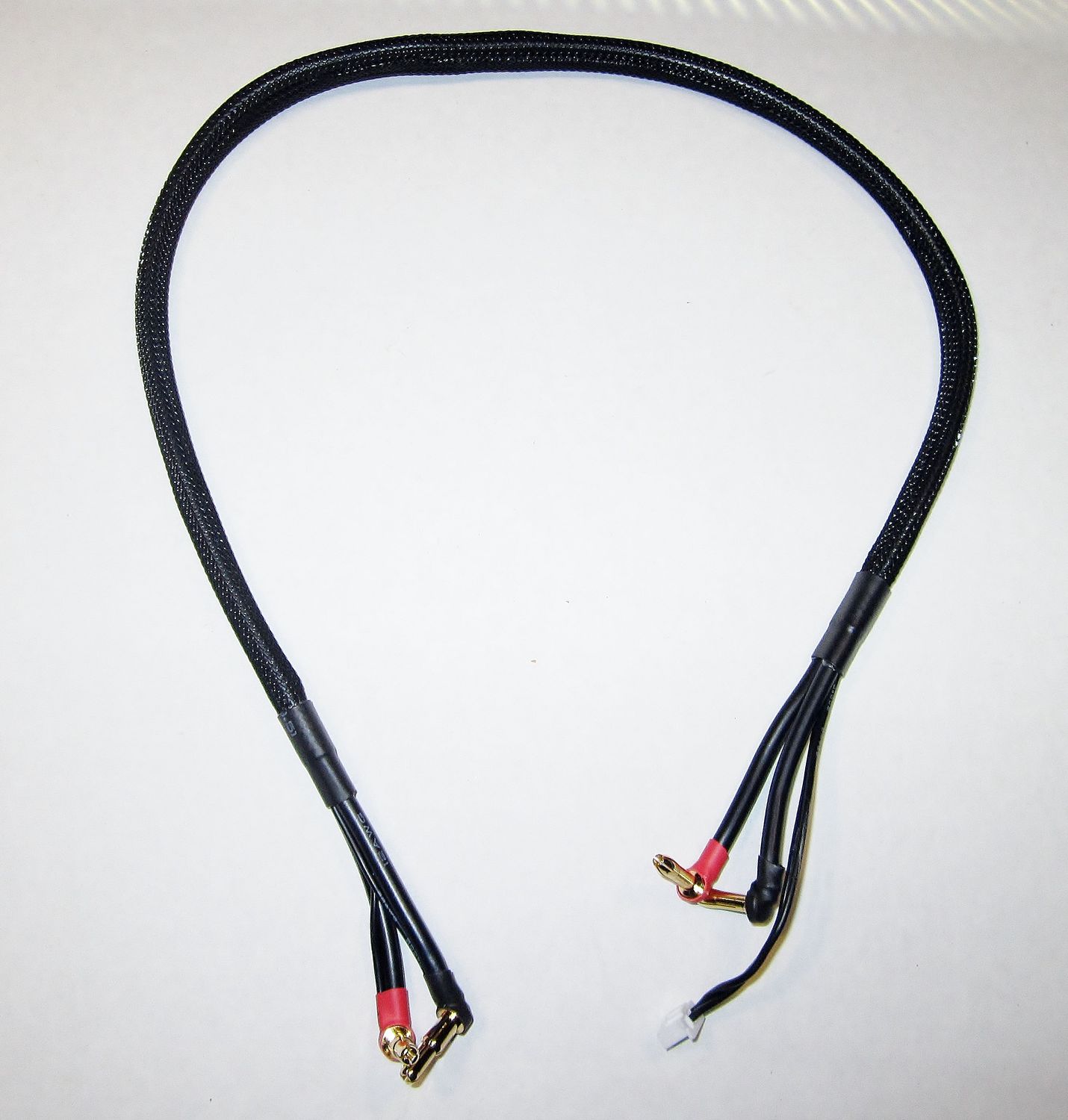 TQW2610 TQ Wire 1S Charge Cable w/4mm &amp; 5mm Bullet Connector (2&#39;)