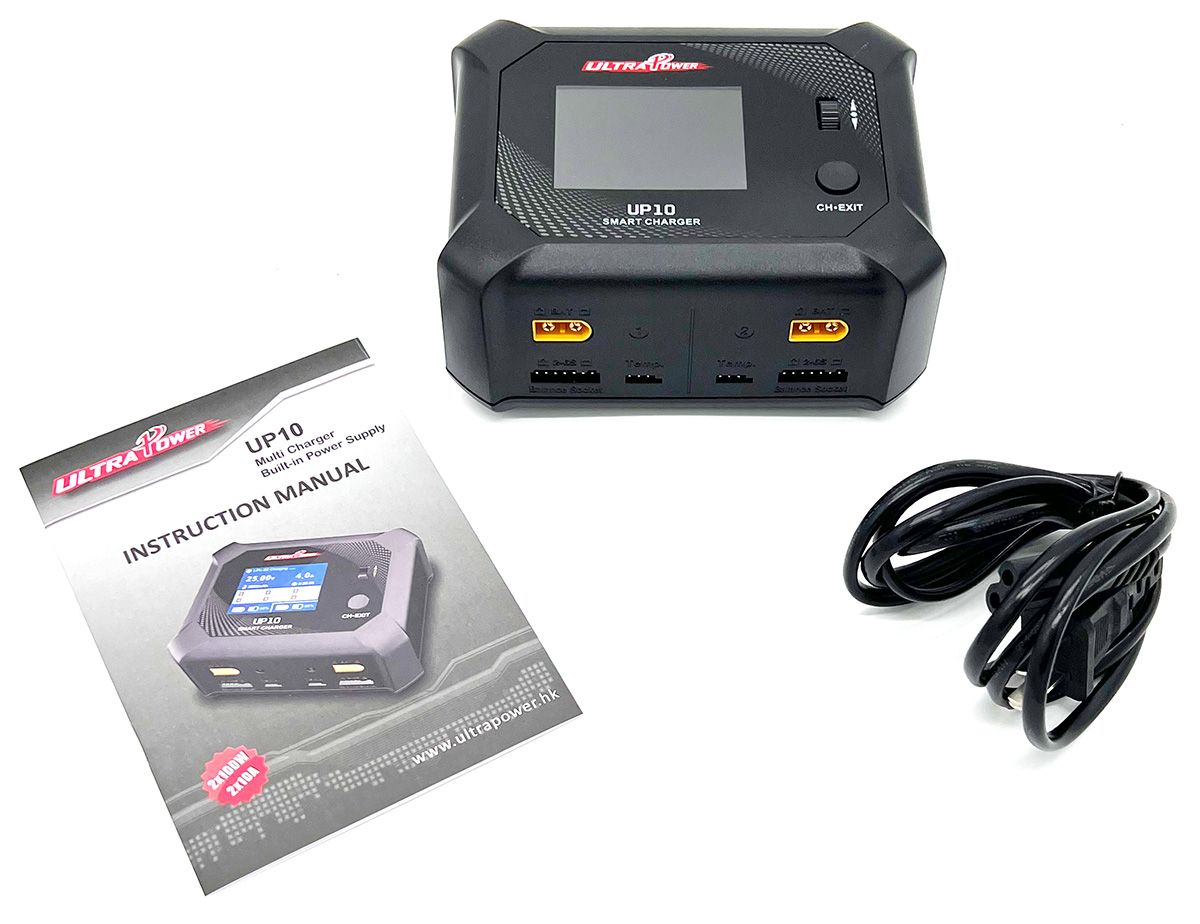 UPTUP10 UP10 AC 100W / DC 2X100W Dual Port Multi-Chemistry AC/DC Smart Charger