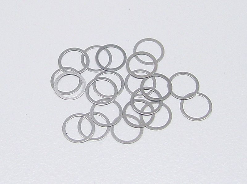 CLN4744 1/8 Shim Set (20) .015 thick, 5mm OD