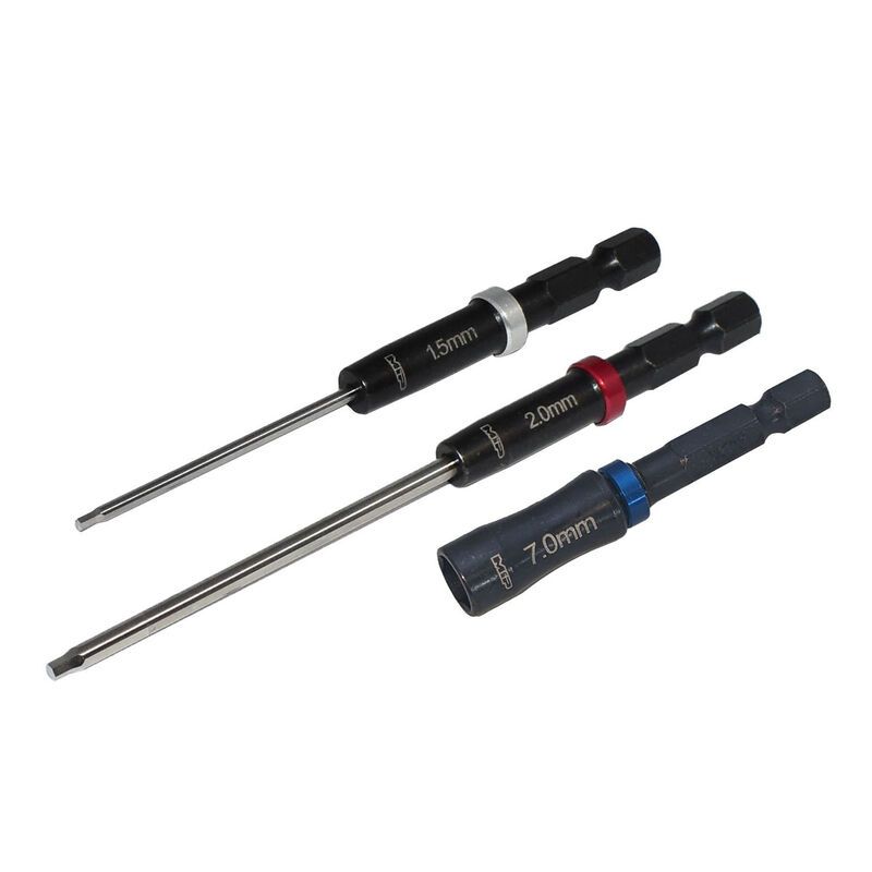 MIP9625 Speed Tip Hex Driver Wrench Set Gen 2, 1.5mm, 2.0mm Hex Wrench &amp; 7.0mm Nut Driver