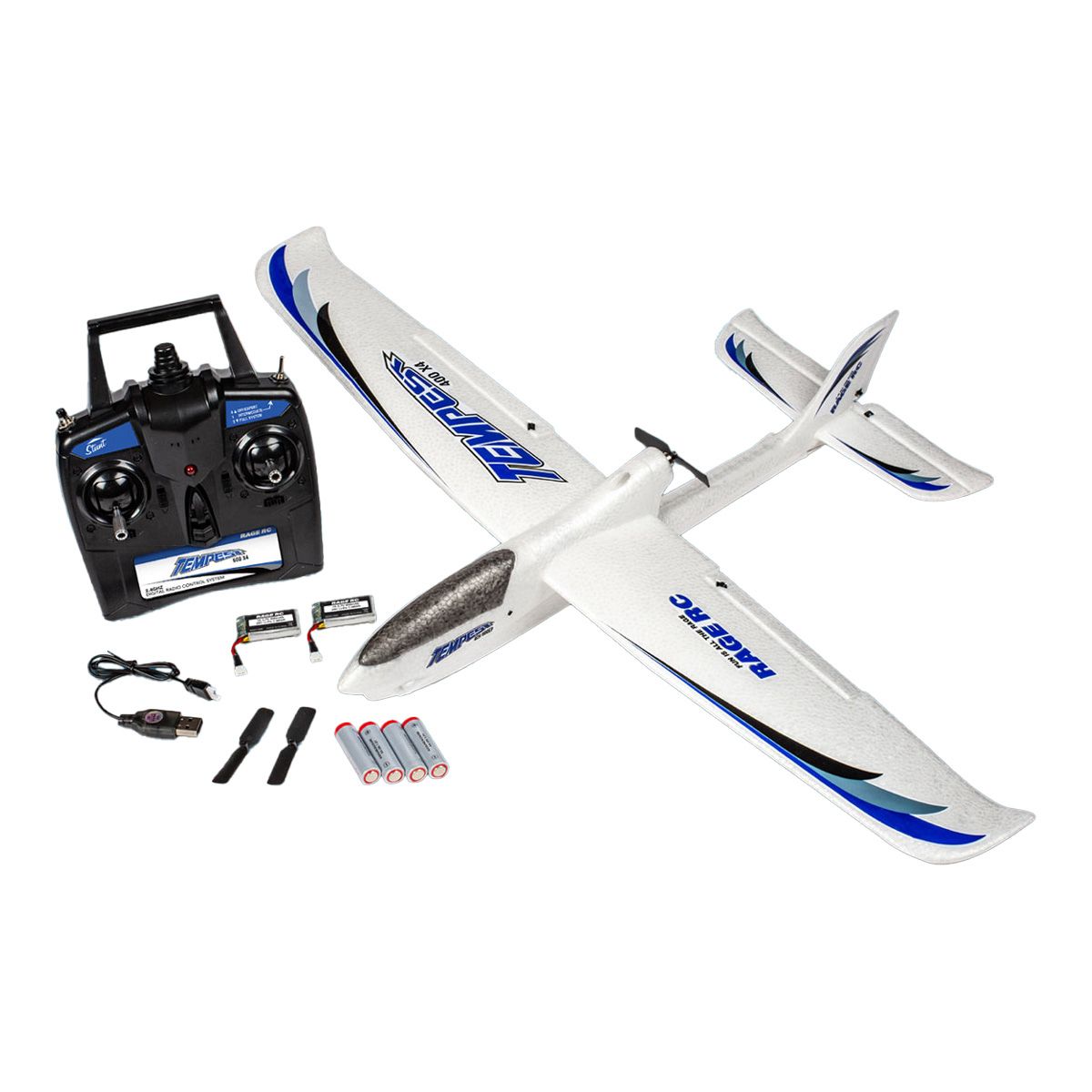 RGRA1000 Tempest 600 X4 Electric Powered RTF Airplane with PASS (Pilot Assist Stability Software) System