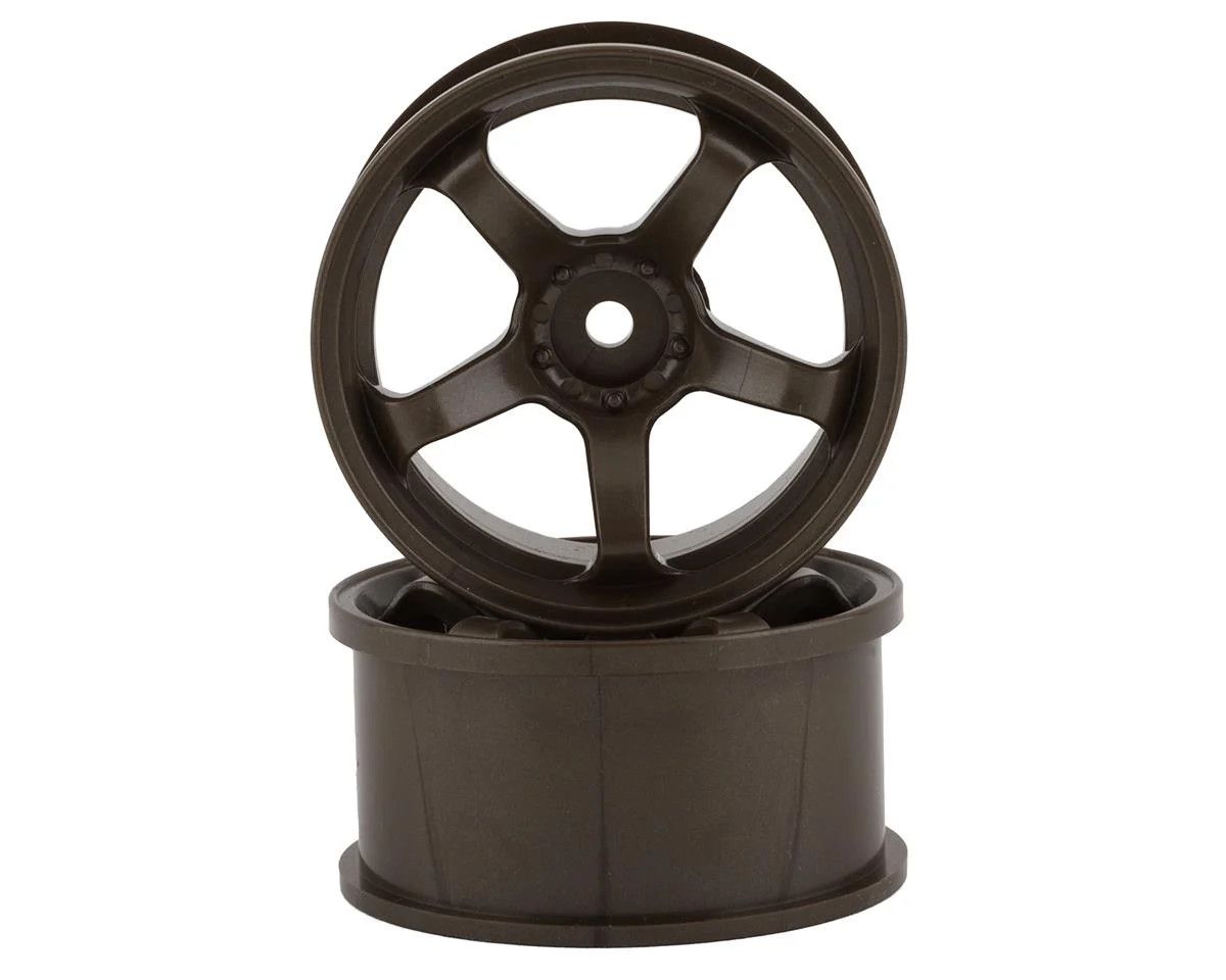 TDW-EW-0108BR Topline M5 Spoke Drift Wheels (Matte Bronze) (2) (8mm Offset) w/12mm Hex