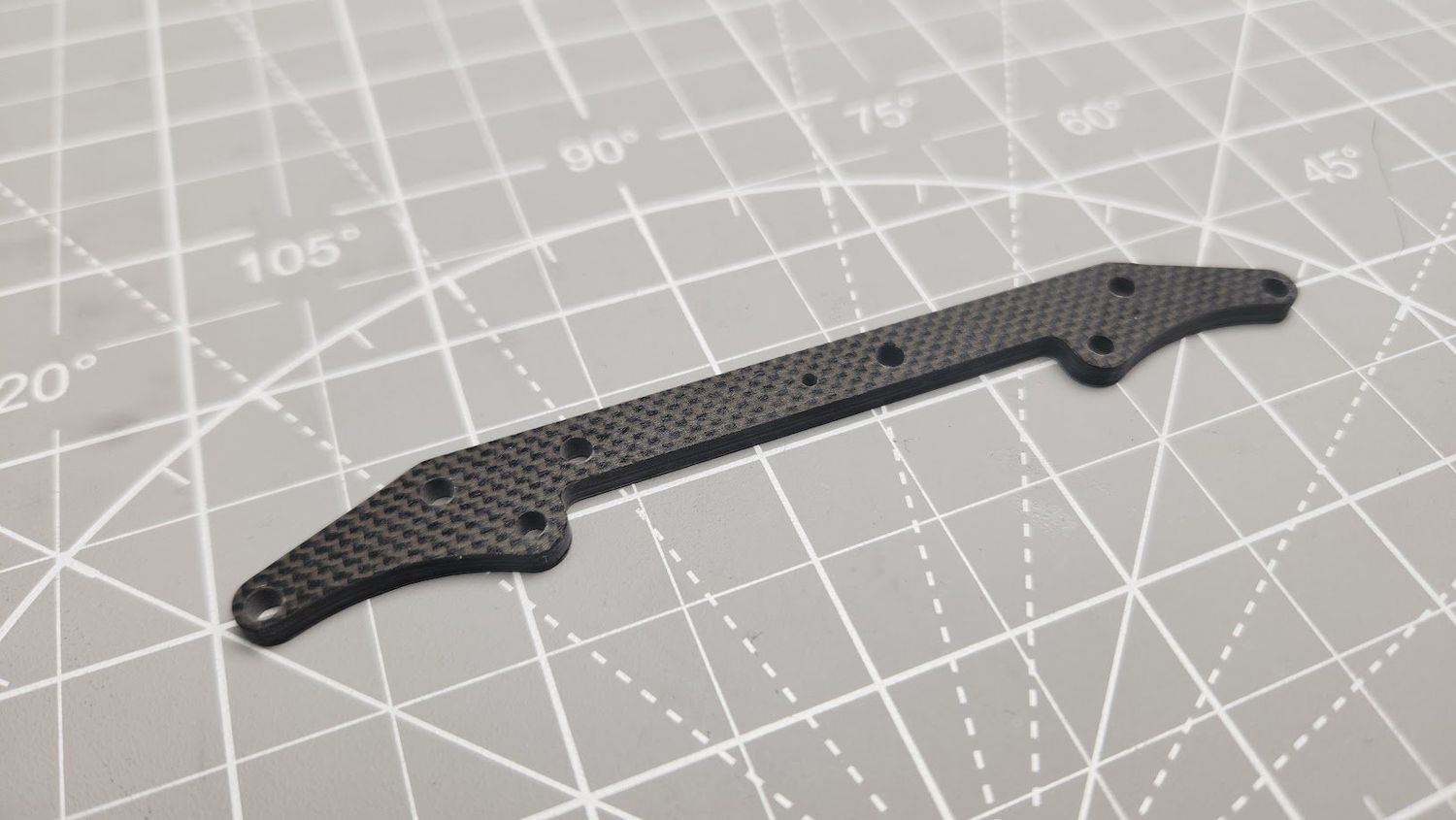 CLN3027  3mm carbon servo mount plate for narrow upper deck