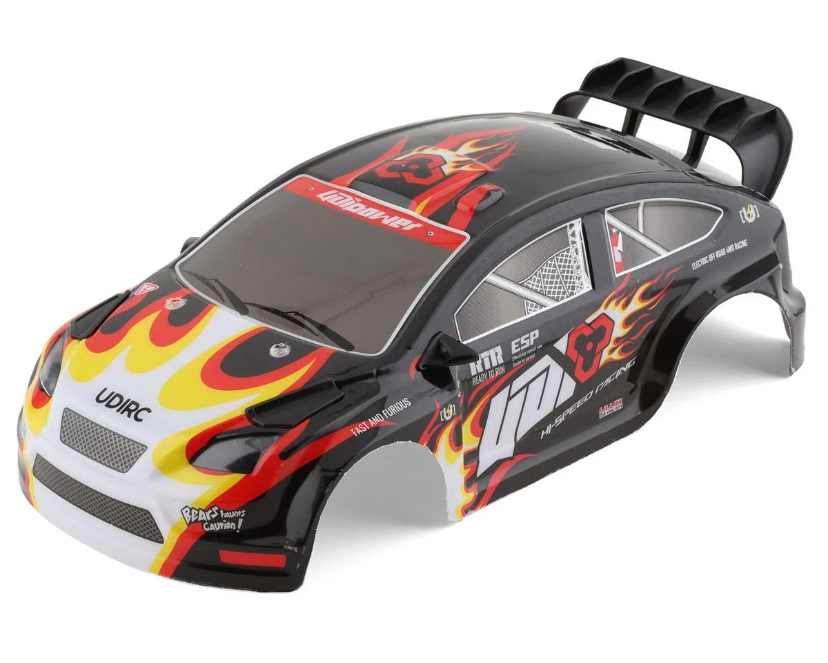 UDI1604-001 UDI RC Hatchback 1/16 Pre-Painted Body Assembly