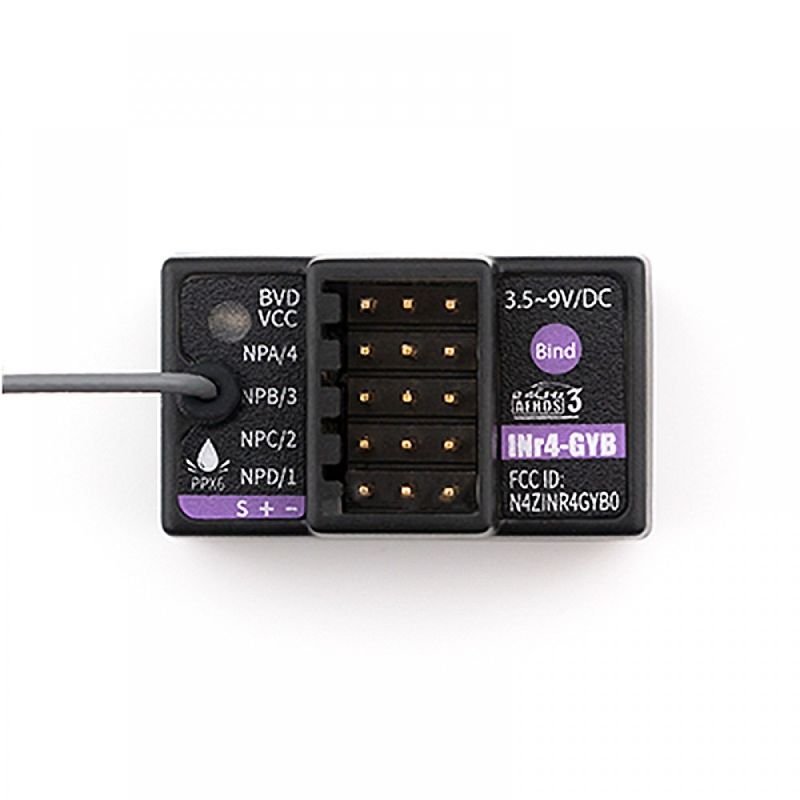 FSY-INR4-GYB Flysky INR4-GYB 4-Channel 2.4GHz AFHDS3 ISM Receiver w/Gyro