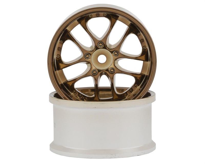 TDW-063GB Topline SSR Agle Minerva 5-Split Spoke Drift Wheels (Bronze) (2) (6mm Offset) w/12mm Hex