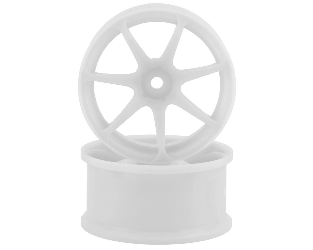 IW-3206WH Integra AVS Model T7 Super High Traction Drift Wheels (White) (2) (6mm Offset) w/12mm Hex