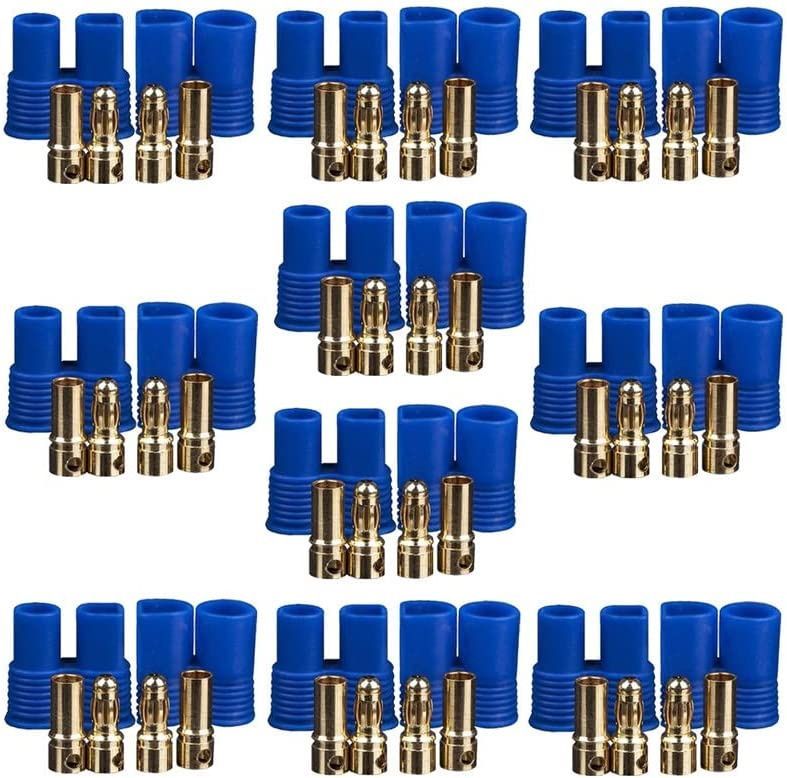 PHB5074 Powerhobby EC3 Male / Female Plugs (20)
