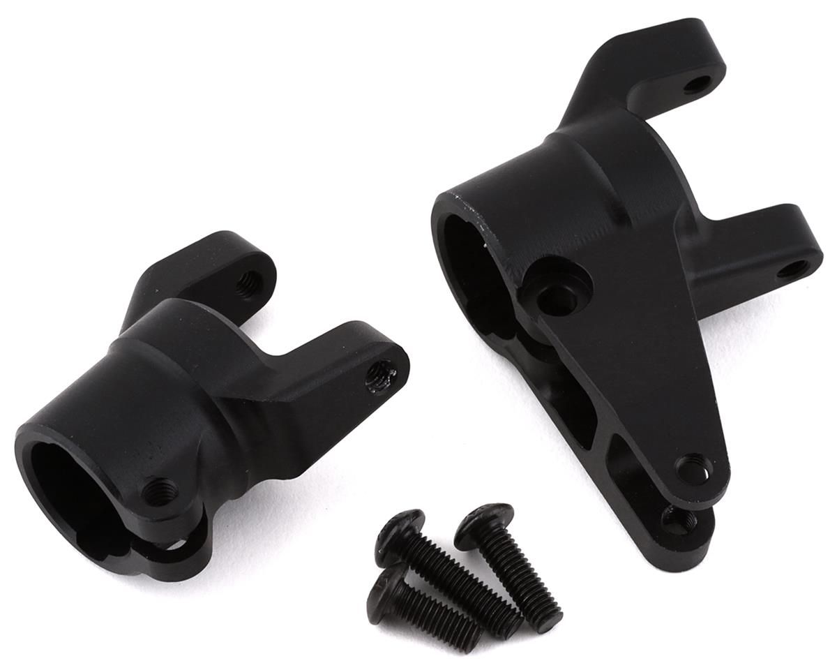 SSD00487 SSD RC SCX10 III Aluminum Straight Axle C Hubs (Black) (2)