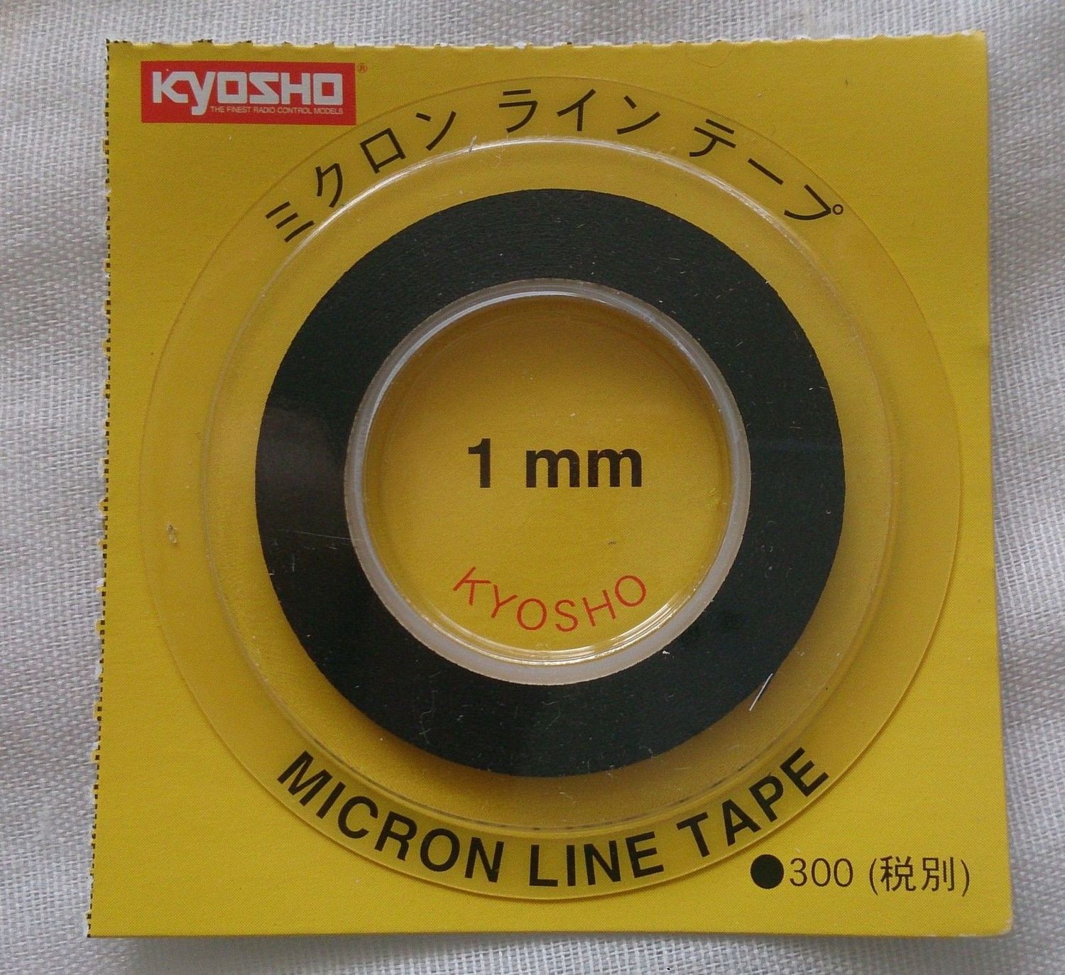 KYO1841BK Kyosho 1mm Micron Trim Detail Tape (Black) (5m)