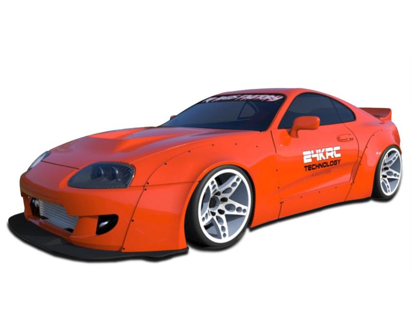 TAF30000 24K RC Technology 1/10 &#39;02 Toyota Supra MK4 A80 RB Drift Body (Clear) (257mm Wheelbase)