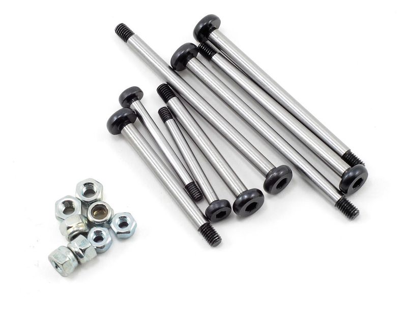 SPTST3640S ST Racing Concepts Polished Steel Hinge Pin for Traxxas Slash w/Lock Nuts (Silver)