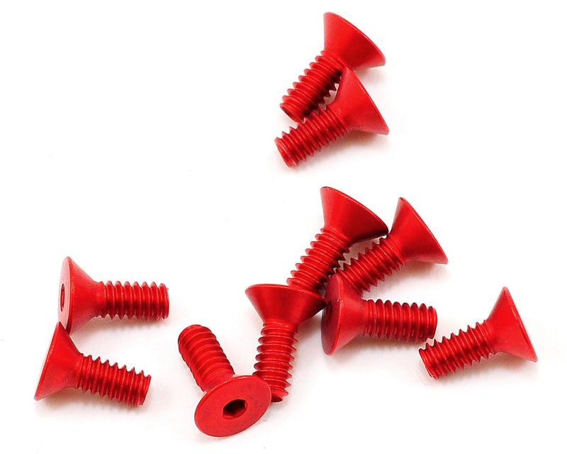 CLN1451 CRC 4-40x5/16&quot; Aluminum Flat Head Screw (10)