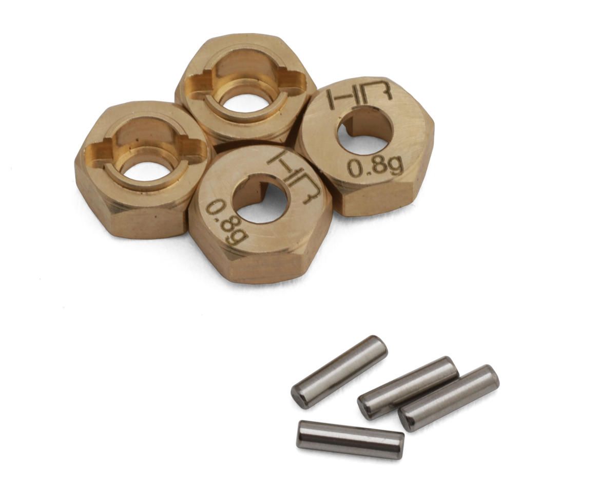 HRAVTET10H Hot Racing HPI Venture18 Brass 7mm Wheel Hex Hub Set (4) (0.8g Each)