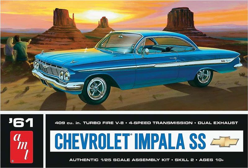 AMT1013 1961 Chevy Impala SS 1/25