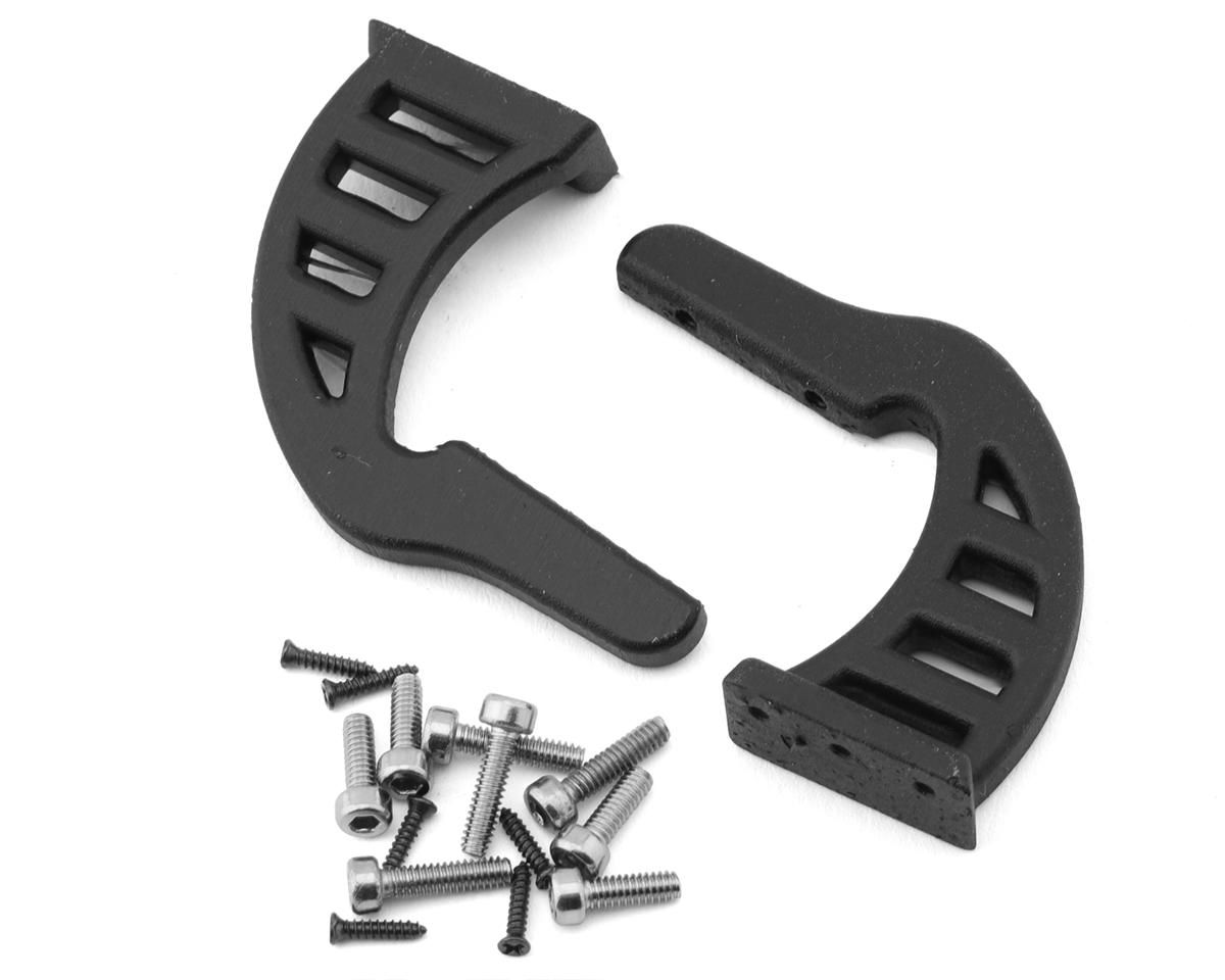 SDW-SNMOUNT-V2 Sideways RC Swan Neck Scale Drift Wing Mounts V2 (Black) (2)