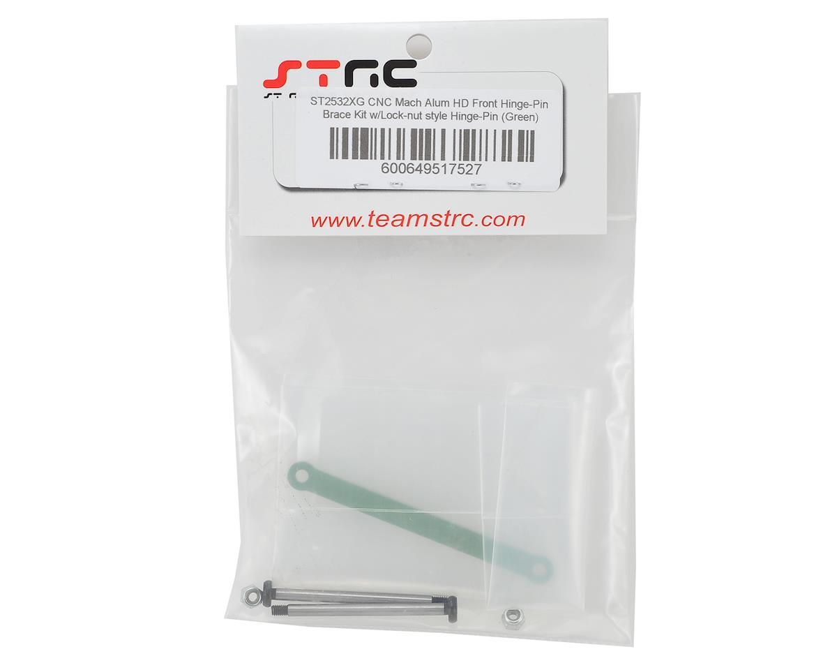 SPTST2532XG ST Racing Concepts Aluminum Front Hinge Pin Brace Set for Traxxas Stampede/Bigfoot Heavy Duty (Green)
