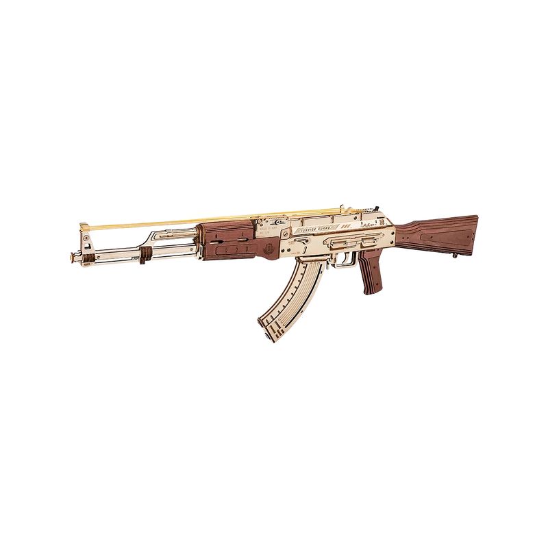 ROELQ901 Justice Guard Gun Models; AK-47 Assault Rifle Rubber Band Gun