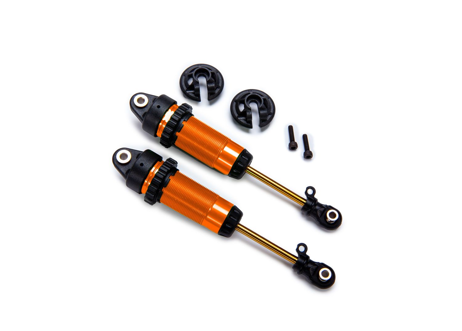 7462-ORNG 1/10  Aluminum XX-Long GTR Shocks (2)