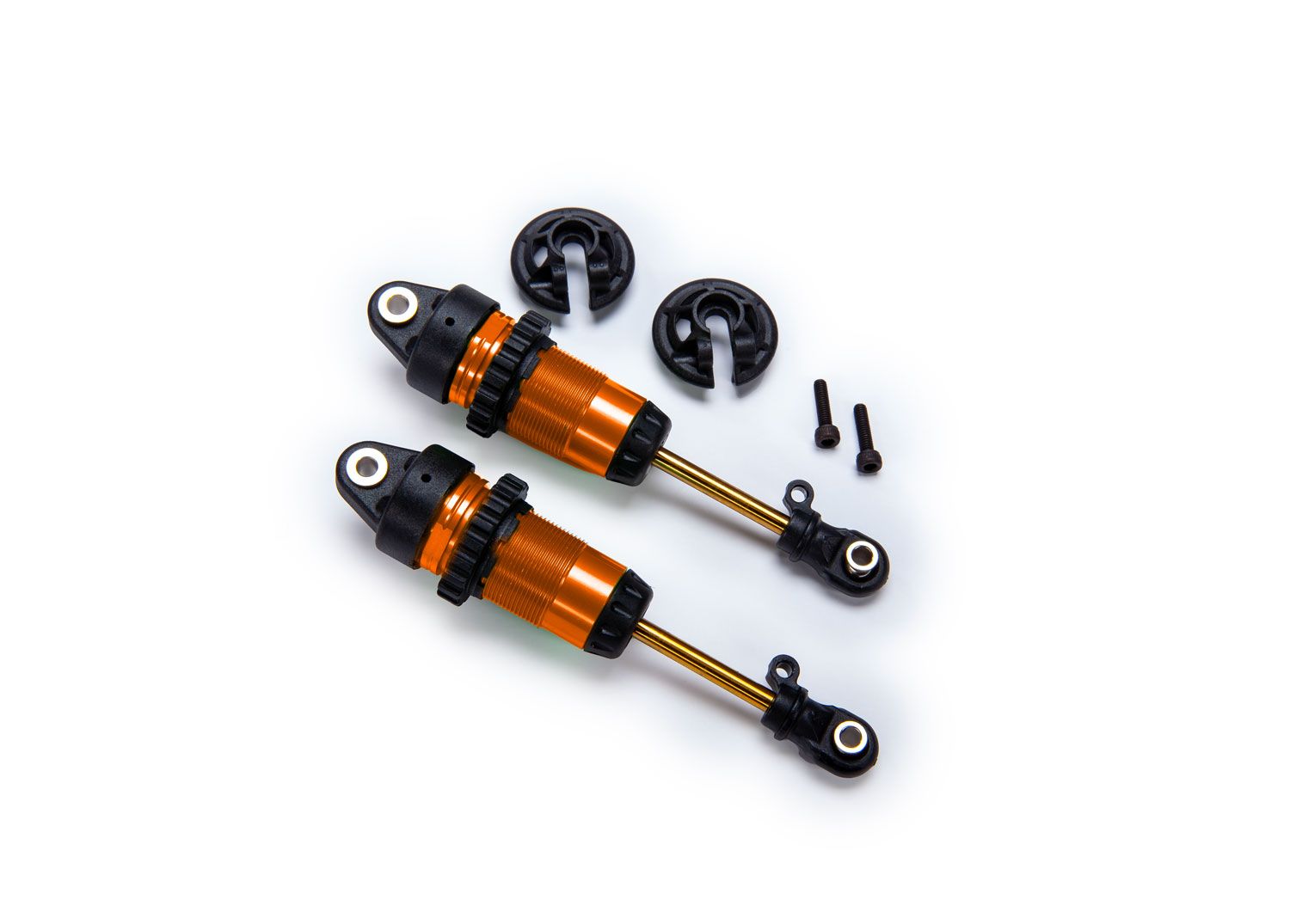 7461-ORNG 1/10  Aluminum Long GTR Shocks (2)