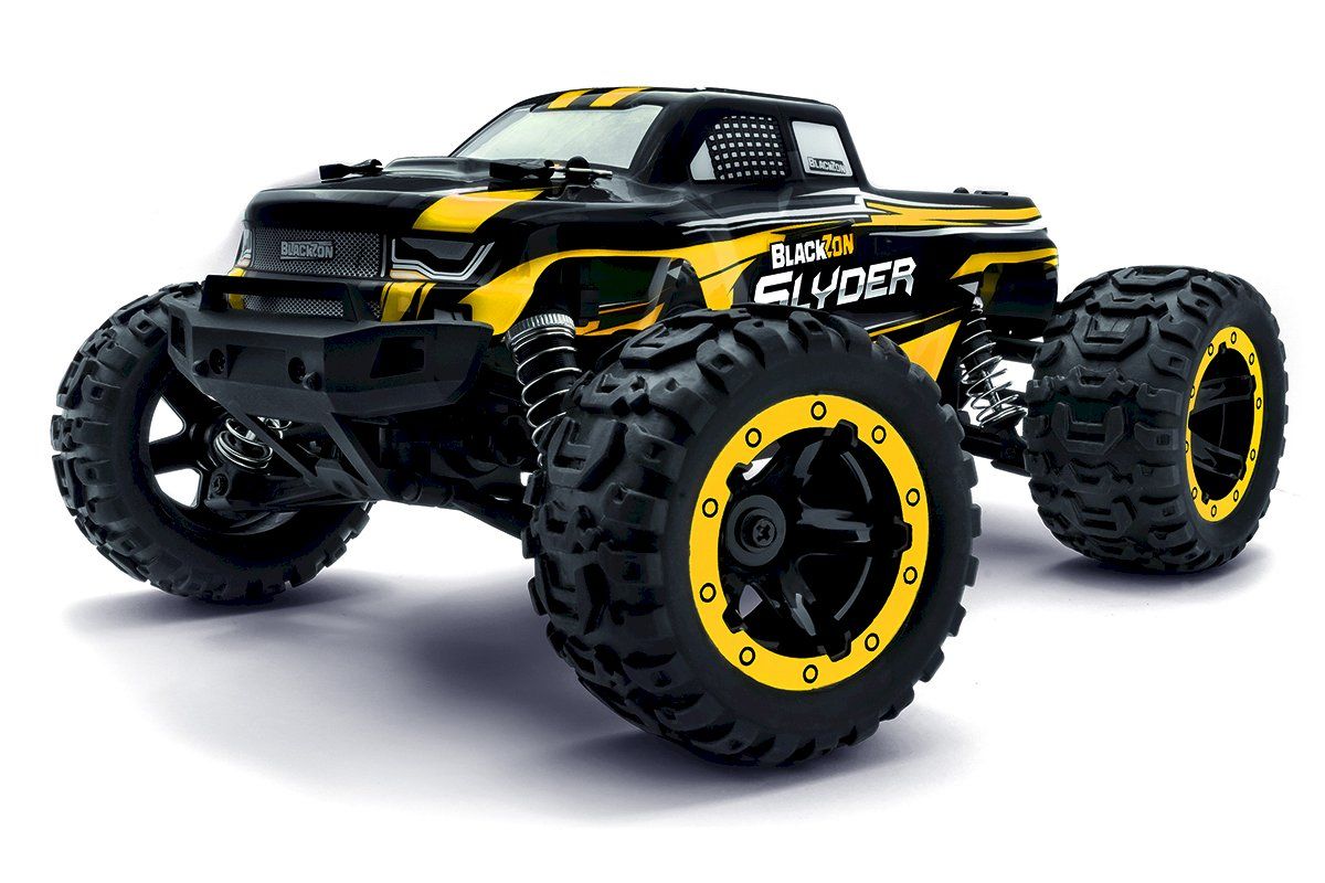 BZN540116 Slyder MT 1/16 4WD Electric Monster Truck, Yellow, RTR