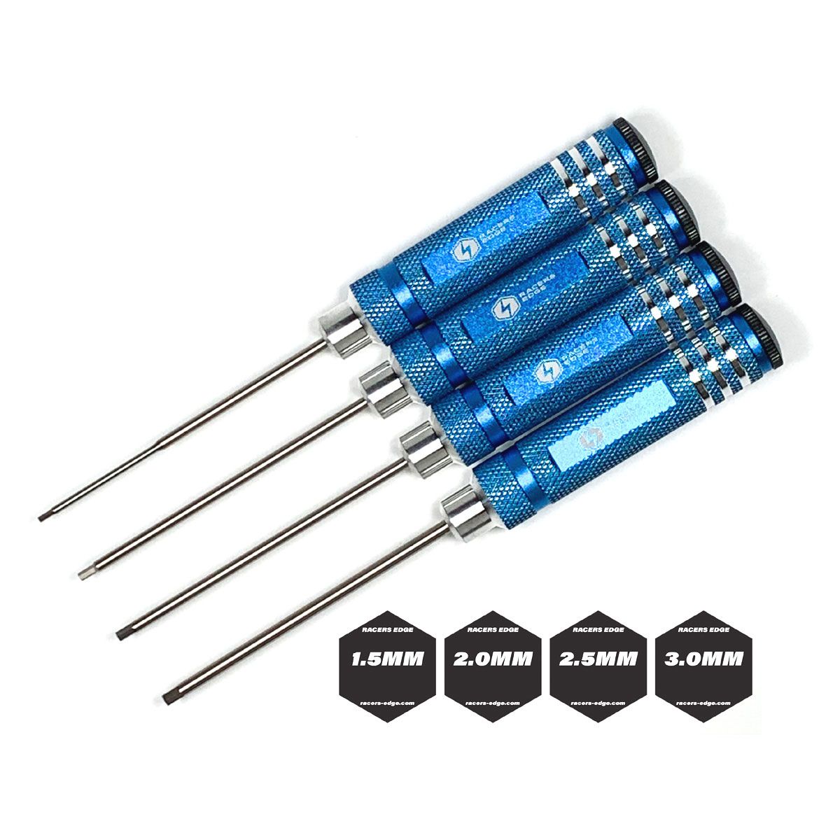 RCE7215BL Metric High Speed Steel Hex Driver Set w/ Blue Handles