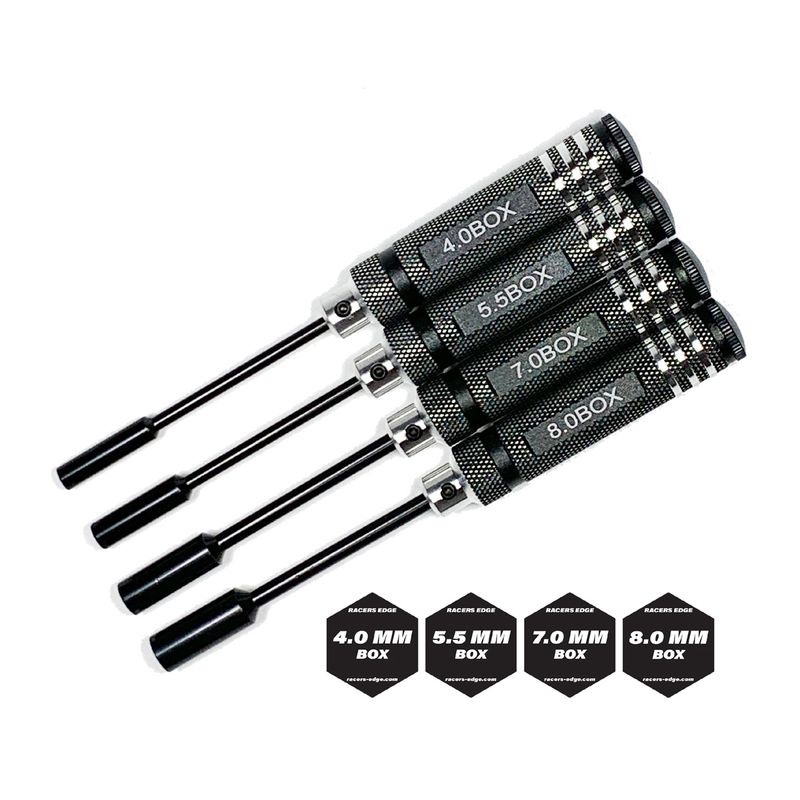 RCE7220 Metric Nut Driver Set w/ Black Handles