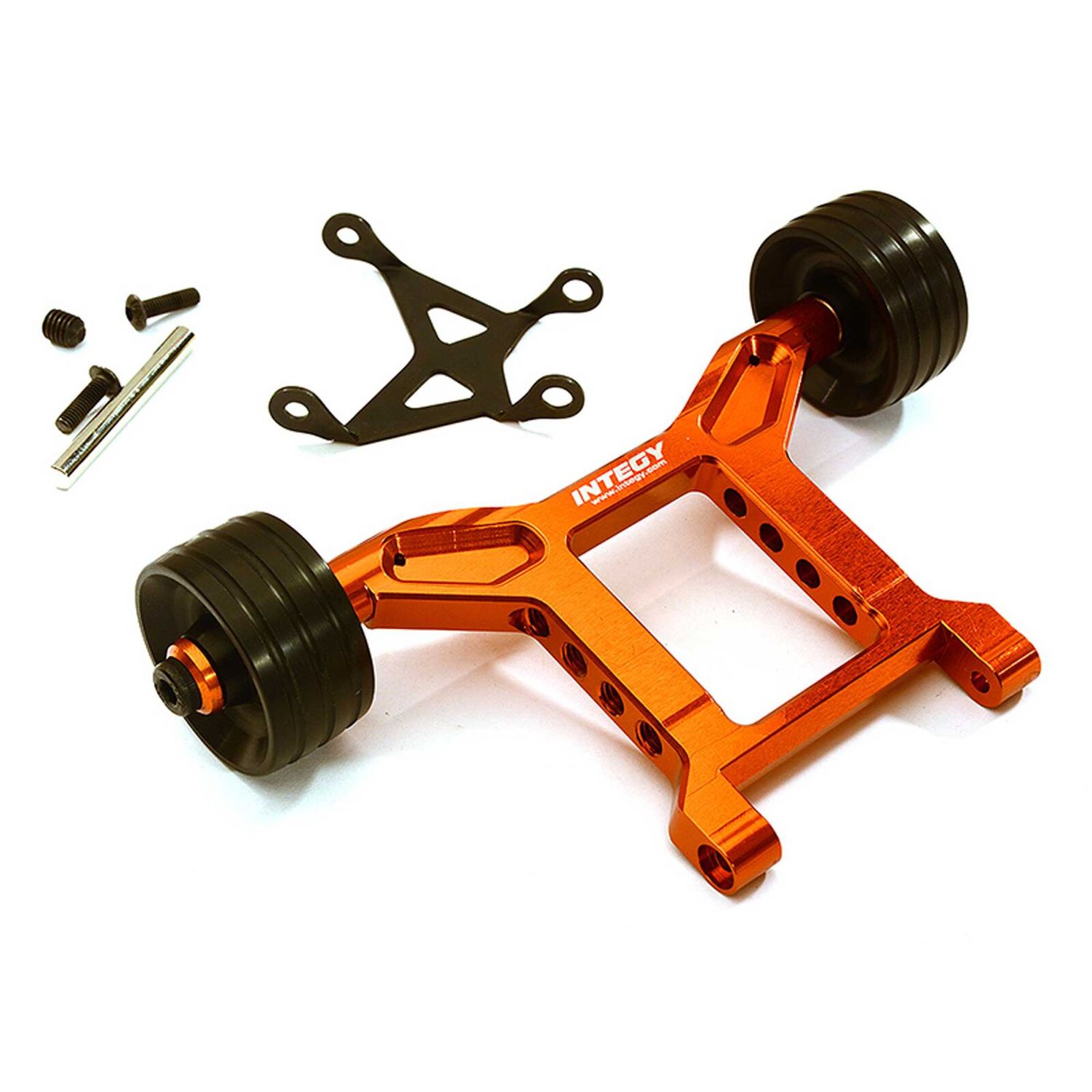 INTC29008ORANGE 1/10 Wheelie Bar, Orange: Big Rock, Granite, Kraton, Vorteks