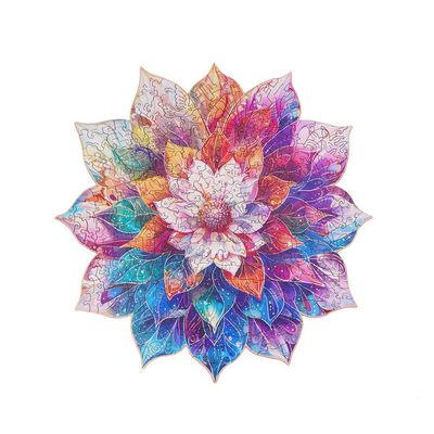 ROETA001 Rowood Mystic Mandala Flower 200pc Wooden Jigsaw Puzzle