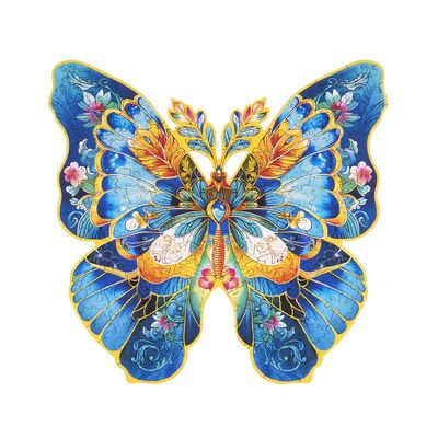ROETA003 Rowood Morpho Helena Butterfly 200pc Wooden Jigsaw Puzzle
