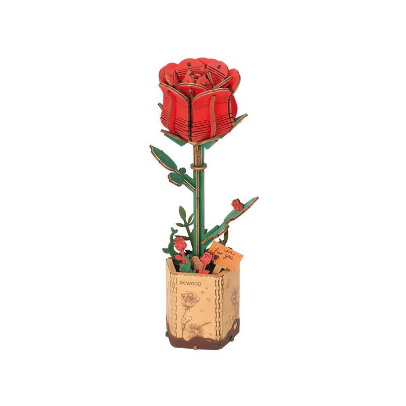 ROETW042 ROWOOD Red Rose