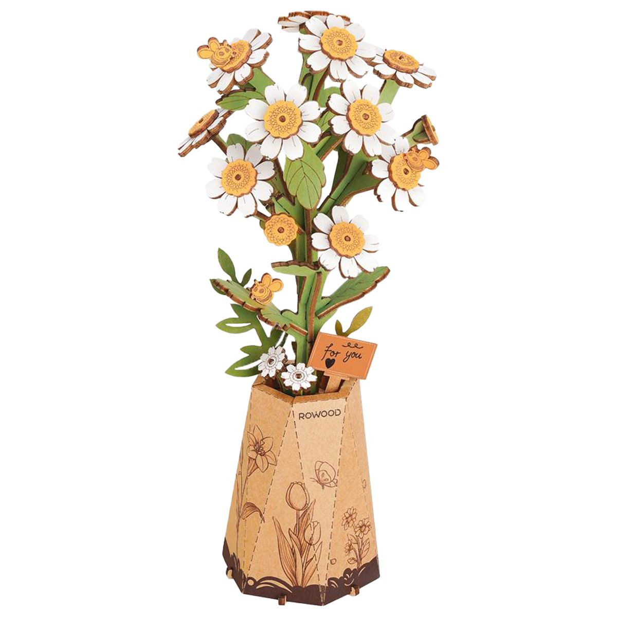 ROETW061 Chamomile - Wood Bloom Craft