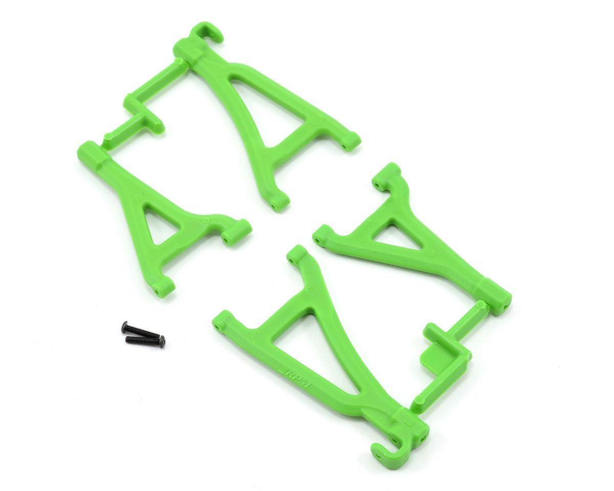 RPM80694 RPM Front Upper &amp; Lower A-Arms for Traxxas 1/16 Revo (Green)