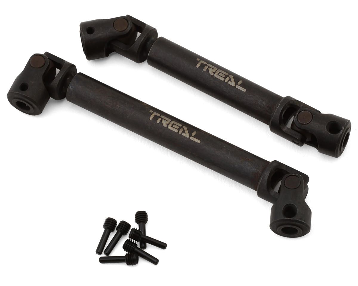 TLHTUTB18-37 Treal Hobby Axial UTB18 Heavy Duty Steel Center Driveshafts (2)