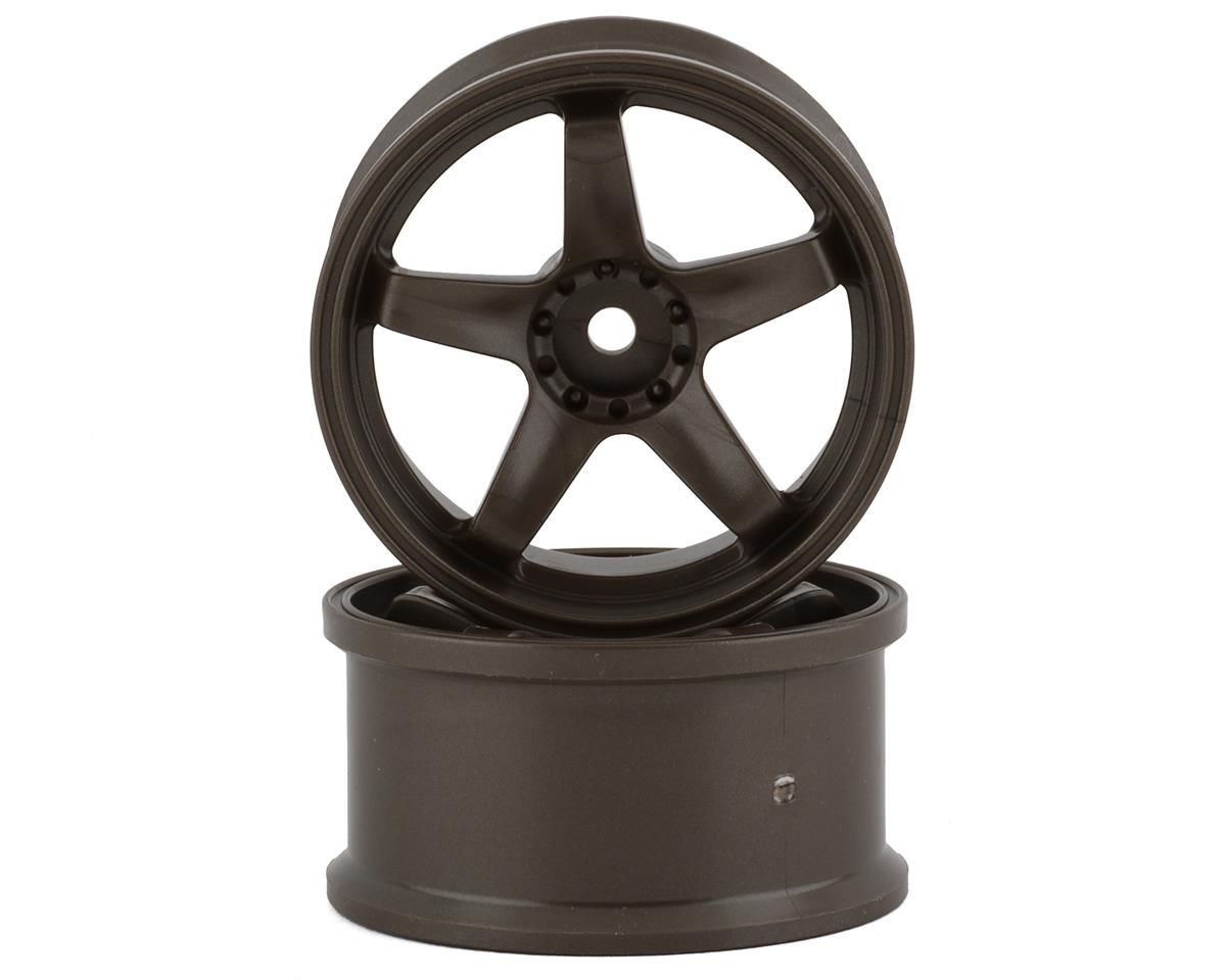 TDW-074BR Topline N Model V3 High Traction Drift Wheels (7mm Offset)(Bronze) w/12mm Hex