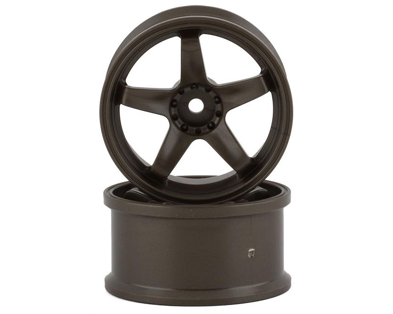 TDW-074BR Topline N Model V3 High Traction Drift Wheels (7mm Offset)(Bronze) w/12mm Hex