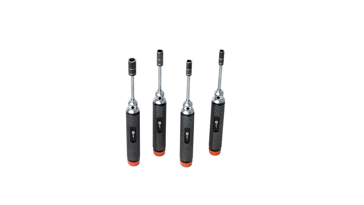 RCE7813 Machined Metric Nut Driver Set 4/5/5.5/7