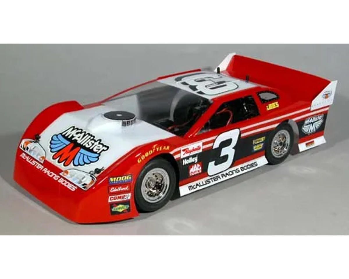 MCA259 McAllister Racing Batesville 1/18 Late Model Body (Clear  .030)