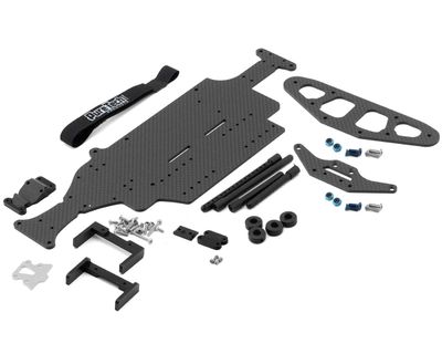 HFB01001 HackFab Losi Mini-T 2.0 &amp; Mini-B Late Model Oval V2.2 Chassis Conversion Kit