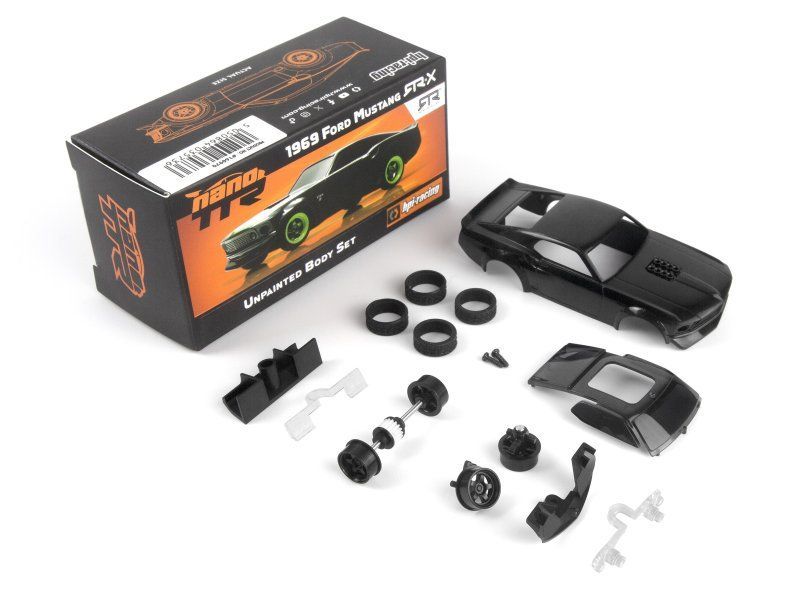 HPI160970 Nano-TTR 1969 Ford Mustang RTR-X Unpainted Body Set
